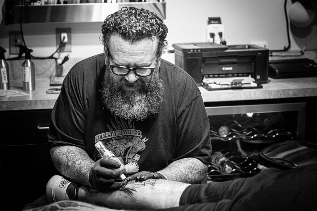meet eric coe the owner of eternal souls tattoo studio in corinth and denton texas
