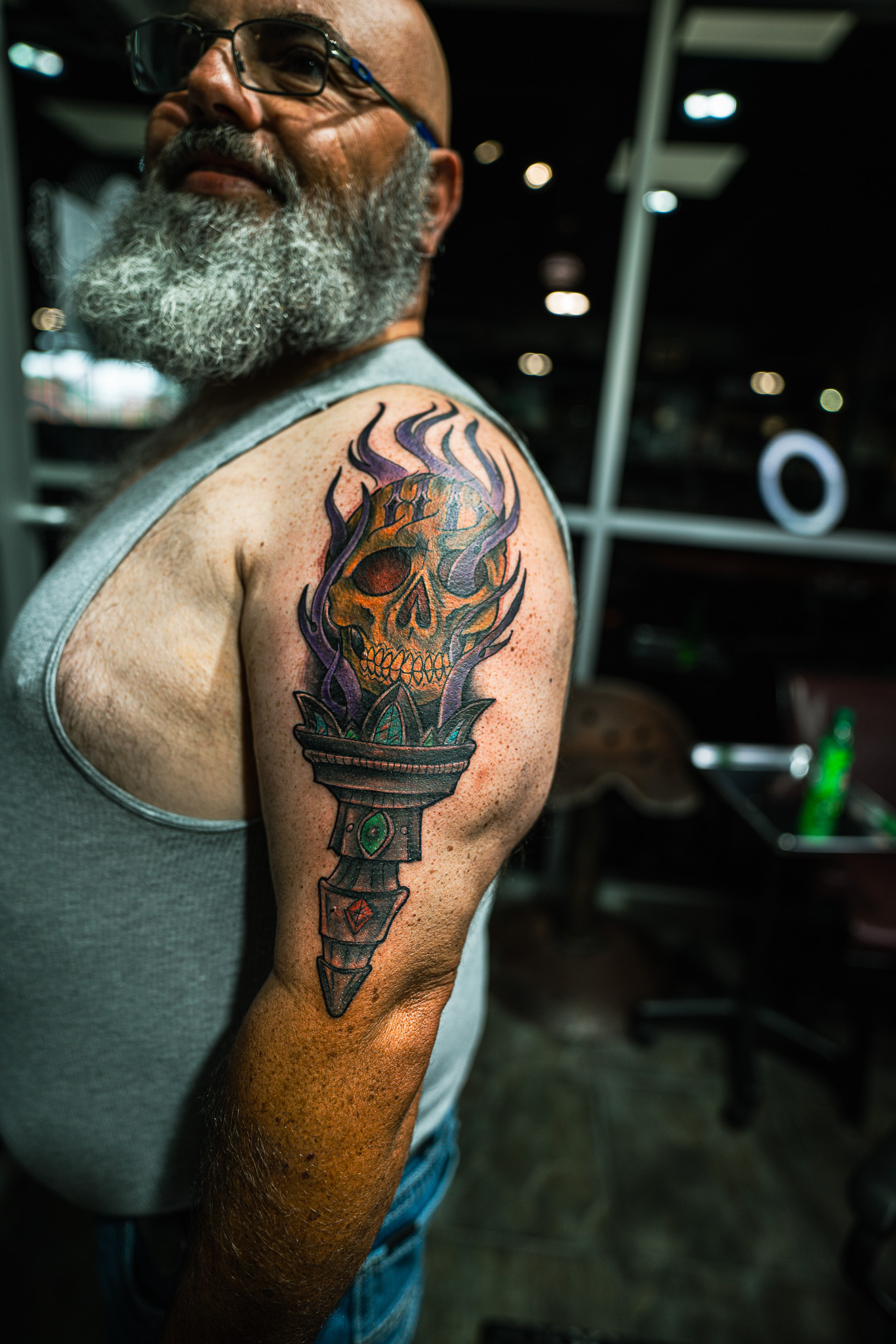 eric coe the owner of eternal souls tattoo studio in dallas texas